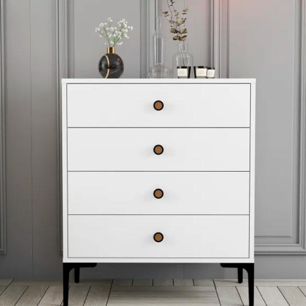Comodă Trendy Lizbon 90.7 x 76 x 40 / PAL / White photo 3