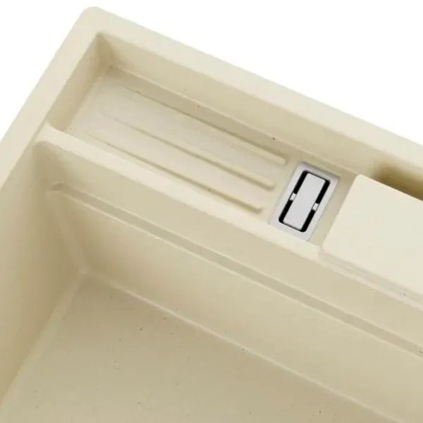 Кухонная мойка PRIMAGRAN OSLO 60 Pocket Multilevel 53 x 58 / Гранит / Бежевый photo 2