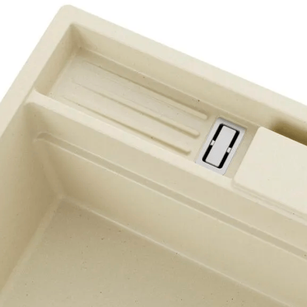 Кухонная мойка PRIMAGRAN OSLO 60 Pocket Multilevel 53 x 58 / Гранит / Бежевый photo 2
