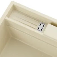 Chiuvetă PRIMAGRAN OSLO 60 Pocket Multilevel 53 x 58 / Granit / Beige photo 2