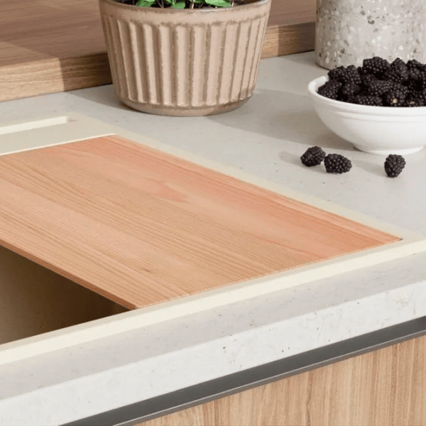 Кухонная мойка PRIMAGRAN OSLO 60 Pocket Multilevel 53 x 58 / Гранит / Бежевый photo 4