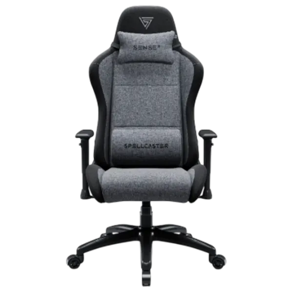 Игровое кресло SENSE7 Spellcaster FUKU XL Черный Серый photo 1