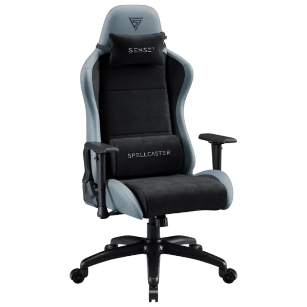 Игровое кресло SENSE7 Spellcaster FUKU XL Черный Серый photo 1