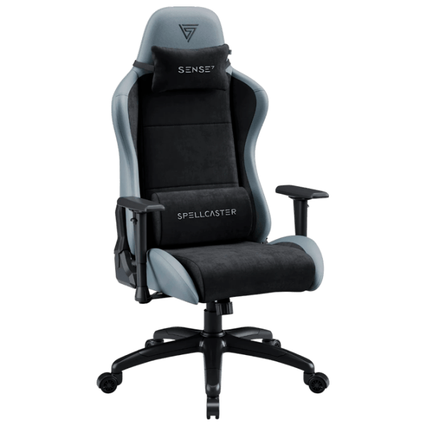 Игровое кресло SENSE7 Spellcaster FUKU XL Черный Серый photo 1