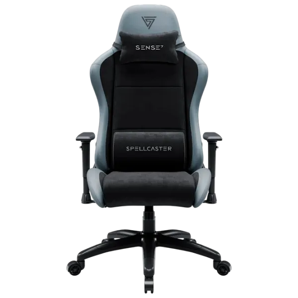 Игровое кресло SENSE7 Spellcaster FUKU XL Черный Серый photo 2