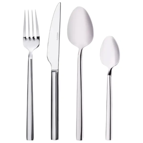 Set tacâmuri Ardesto AR0724BES Oțel inoxidabil / 24 photo 2