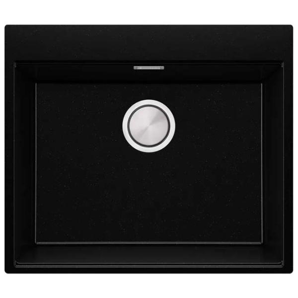 Кухонная мойка PRIMAGRAN OSLO 60 Top 53 x 58 / Гранит / Черный photo 1