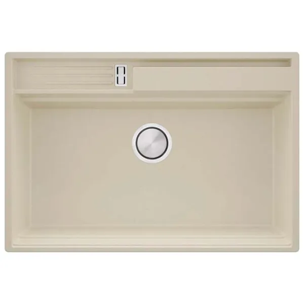 Кухонная мойка PRIMAGRAN OSLO 80 Pocket Multilevel 53 x 78 / Гранит / Бежевый photo 1