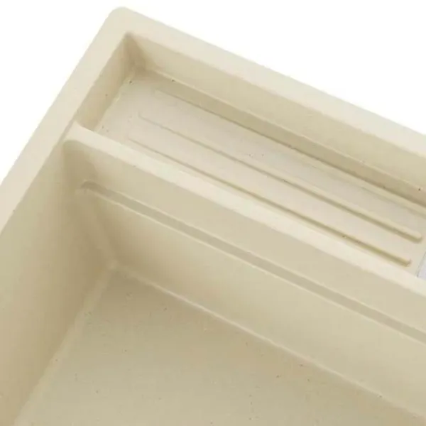 Кухонная мойка PRIMAGRAN OSLO 80 Pocket Multilevel 53 x 78 / Гранит / Бежевый photo 2