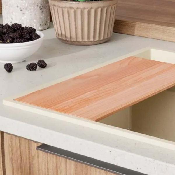 Кухонная мойка PRIMAGRAN OSLO 80 Pocket Multilevel 53 x 78 / Гранит / Бежевый photo 4