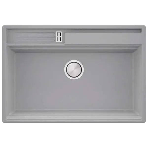 Кухонная мойка PRIMAGRAN OSLO 80 Pocket Multilevel 53 x 78 / Гранит / Серый photo 1