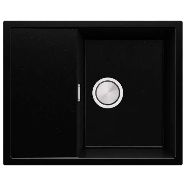 Кухонная мойка PRIMAGRAN IBIZA 620-45 50 x 62 / Гранит / Черный металлик photo 1