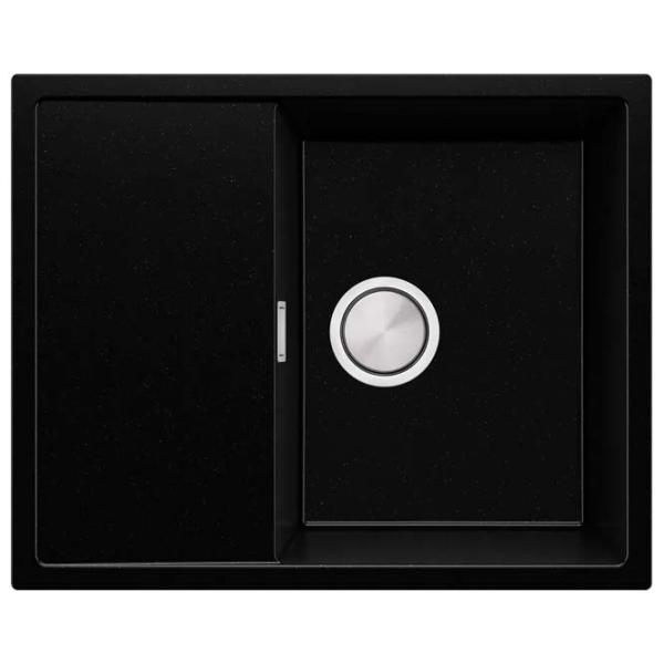 Кухонная мойка PRIMAGRAN IBIZA 620-45 50 x 62 / Гранит / Черный металлик photo 1