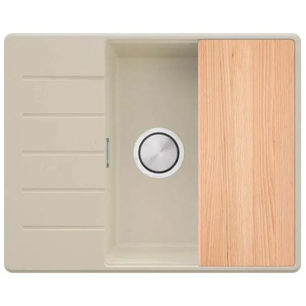 Кухонная мойка PRIMAGRAN COPENHAGEN 620-50 Top 50 x 62 / Гранит / Бежевый photo 2