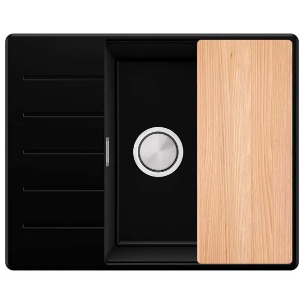 Кухонная мойка PRIMAGRAN COPENHAGEN 620-50 Top 50 x 62 / Гранит / Черный photo 3