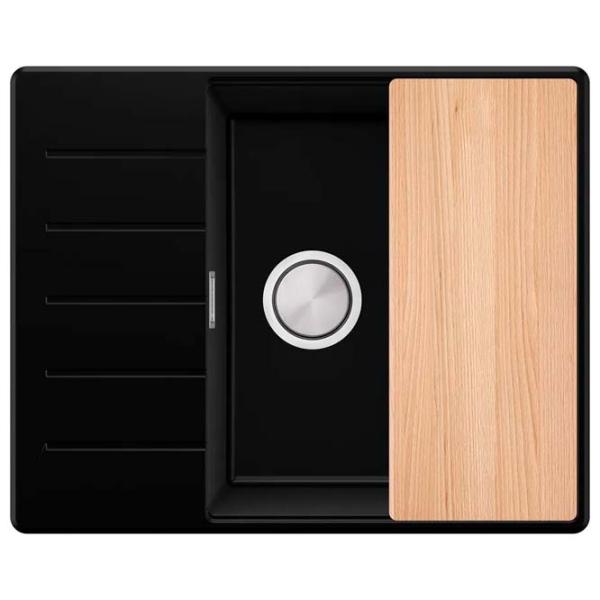 Кухонная мойка PRIMAGRAN COPENHAGEN 620-50 Top 50 x 62 / Гранит / Черный photo 3