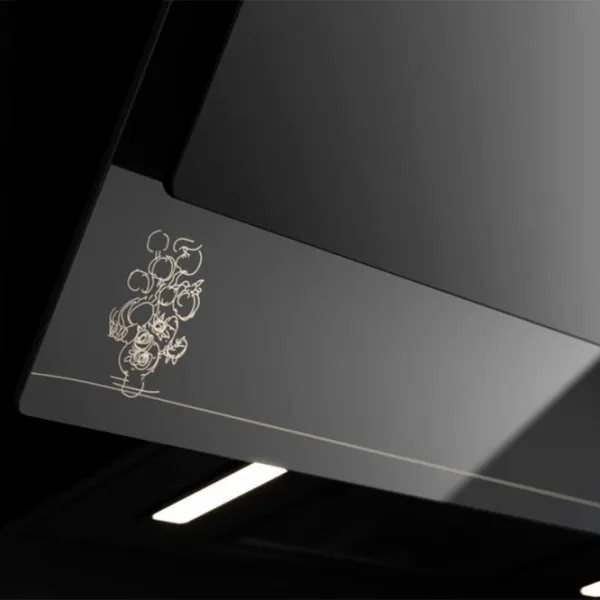 Hotă Teka DVT-VG 98660 TOS BK Înclinată/ Black/ Gray photo 9