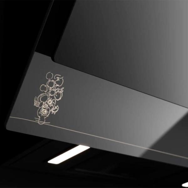 Hotă Teka DVT-VG 98660 TOS BK Înclinată/ Black/ Gray photo 9