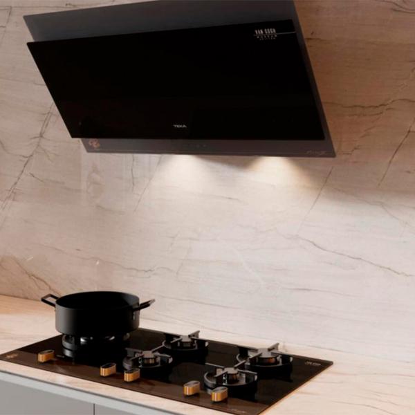 Hotă Teka DVT-VG 98660 TOS BK Înclinată/ Black/ Gray photo 11