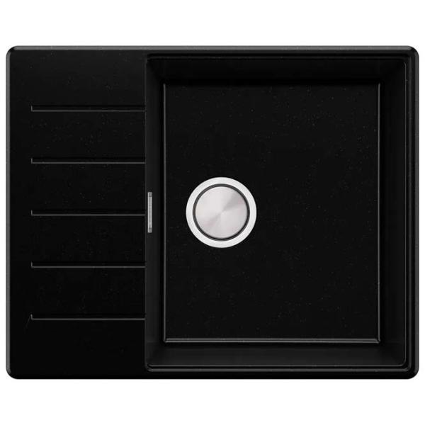 Кухонная мойка PRIMAGRAN COPENHAGEN 620-50 Top 50 x 62 / Гранит / Черный металлик photo 1