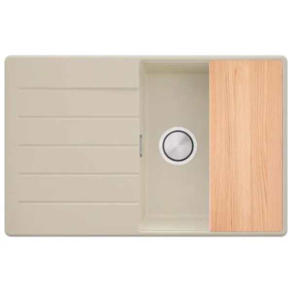 Кухонная мойка PRIMAGRAN COPENHAGEN 780-50 Top 50 x 78 / Гранит / Бежевый photo 2