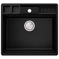 Кухонная мойка PRIMAGRAN NEW YORK Multispace 60 58 x 53 / Гранит / Черный