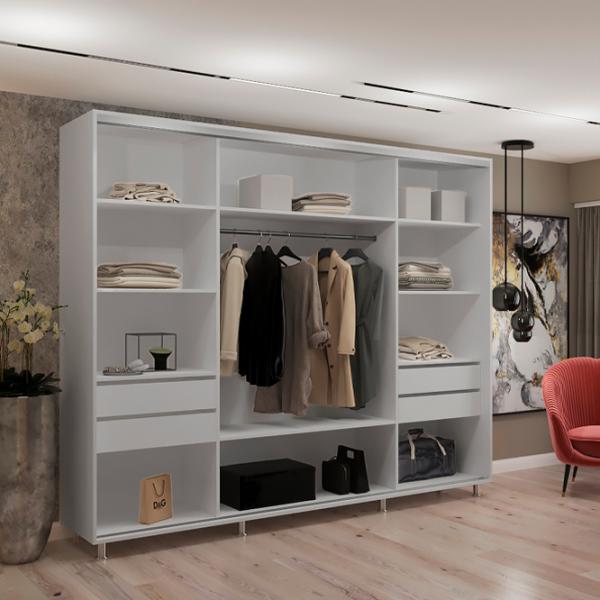 Dulap My-Style Cupe 270 x 60 x 230 / PAL / Ashen photo 3