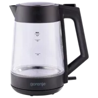 Ceainic electric Gorenje K17OGP 1.7l / Ascuns / Black