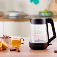 Электрочайник Gorenje K17OGP 1.7л / Скрытый / Черный photo 5