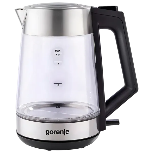 Электрочайник Gorenje K17OGS 1.7л / Скрытый / Серый photo 1