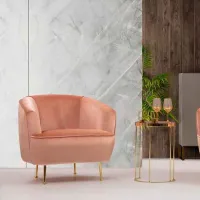 Fotoliu Trendy Piccoli Gold Pink photo 3