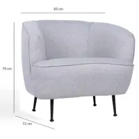 Fotoliu Trendy Piccoli Gold Gray photo 9