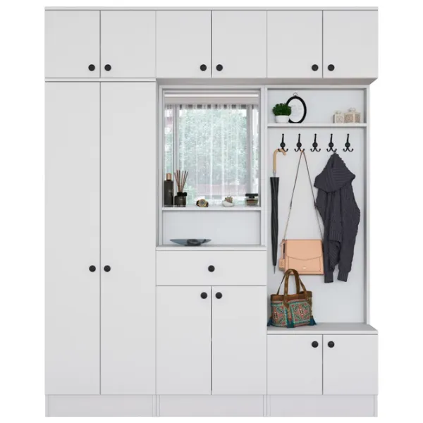 Dulap pentru antreu Trendy Sala Stand EA104 PAL / White photo 1