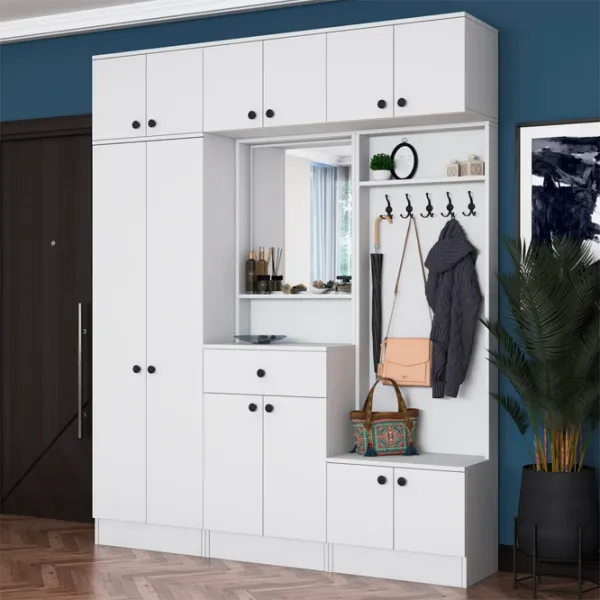 Dulap pentru antreu Trendy Sala Stand EA104 PAL / White photo 3