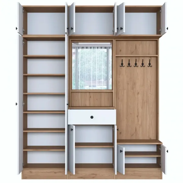 Dulap pentru antreu Trendy Sala Stand EA104 PAL / White photo 3