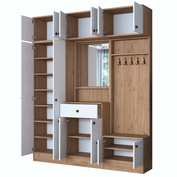 Dulap pentru antreu Trendy Sala Stand EA104 PAL / White photo 4