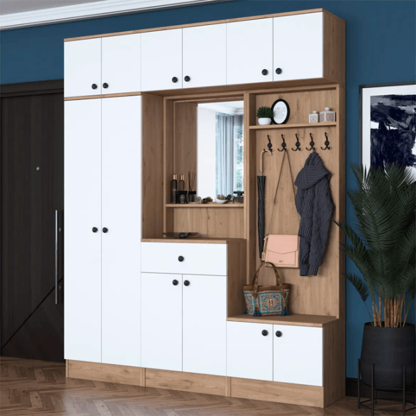 Dulap pentru antreu Trendy Sala Stand EA104 PAL / White photo 6