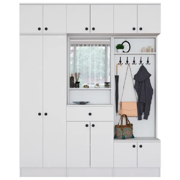 Dulap pentru antreu Trendy Sala Stand EA108 PAL melaminat / White photo 1
