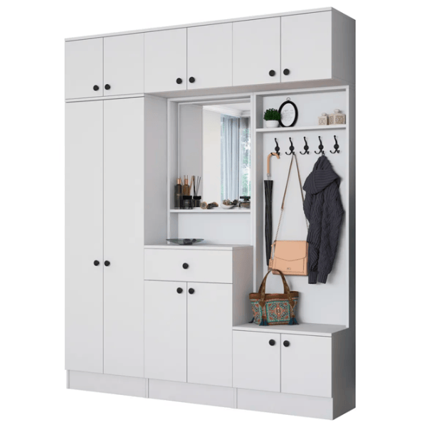 Dulap pentru antreu Trendy Sala Stand EA108 PAL melaminat / White photo 2