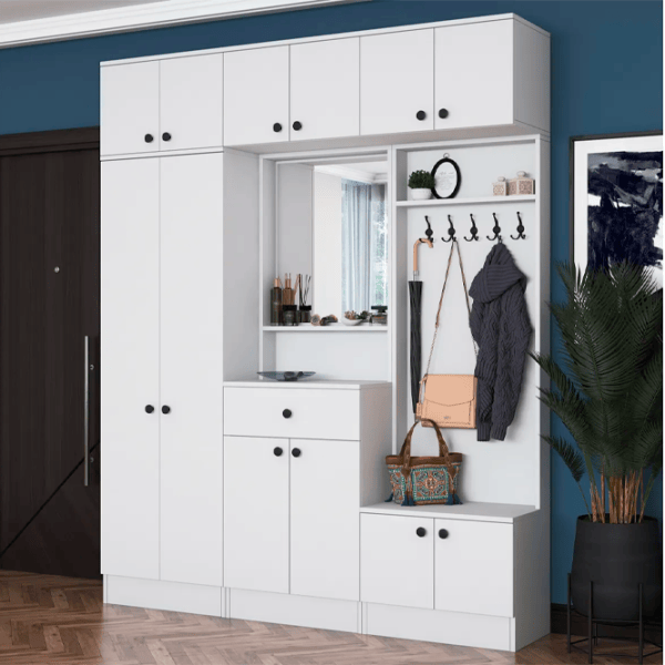 Dulap pentru antreu Trendy Sala Stand EA108 PAL melaminat / White photo 3
