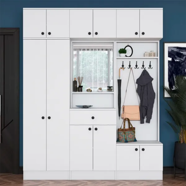 Dulap pentru antreu Trendy Sala Stand EA108 PAL melaminat / White photo 5