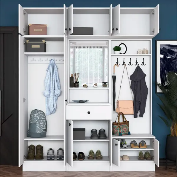 Dulap pentru antreu Trendy Sala Stand EA108 PAL melaminat / White photo 6