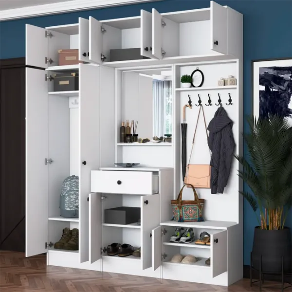Dulap pentru antreu Trendy Sala Stand EA108 PAL melaminat / White photo 7