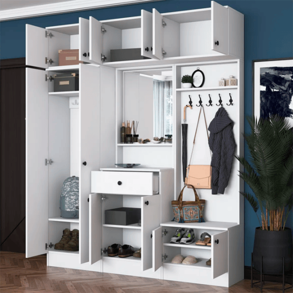 Dulap pentru antreu Trendy Sala Stand EA108 PAL melaminat / White photo 7