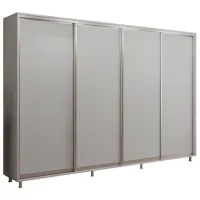 Шкаф My-Style Cupe 310 x 60см x 200 / ЛДСП / Пепельный