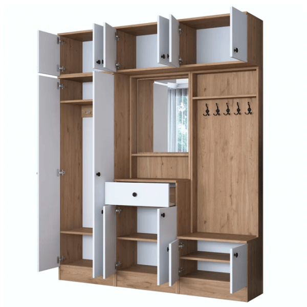 Dulap pentru antreu Trendy Sala Stand EA108 PAL melaminat / White photo 3