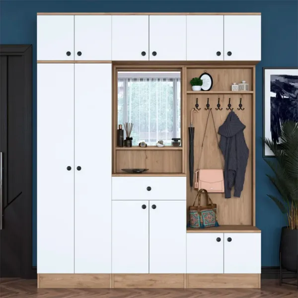 Dulap pentru antreu Trendy Sala Stand EA108 PAL melaminat / White photo 4