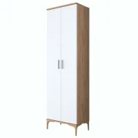 Шкаф для прихожей Trendy Sala Stand EA111 ДСП меламин / White photo 2