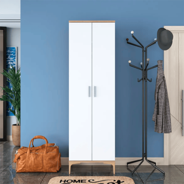 Шкаф для прихожей Trendy Sala Stand EA111 ДСП меламин / White photo 6