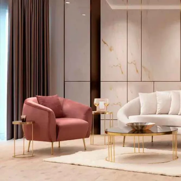 Fotoliu Trendy Eses Gold Pink photo 4
